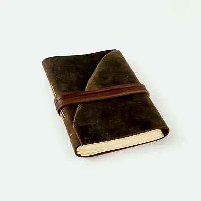 El Yapımı Deri Defter